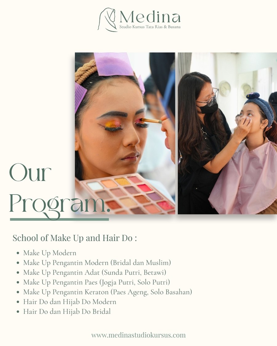 Poster promo Medina Studio Kursus Cabang BSD