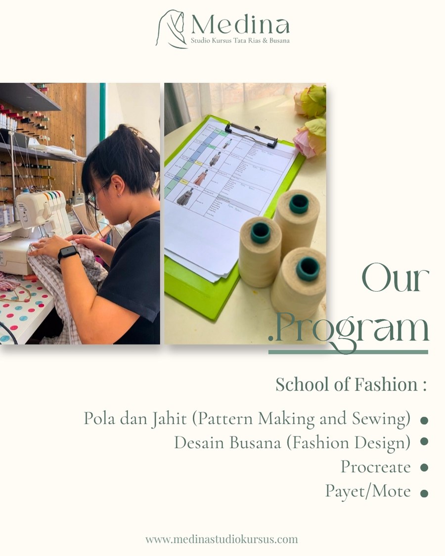 Poster promo Medina Studio Kursus Cabang BSD