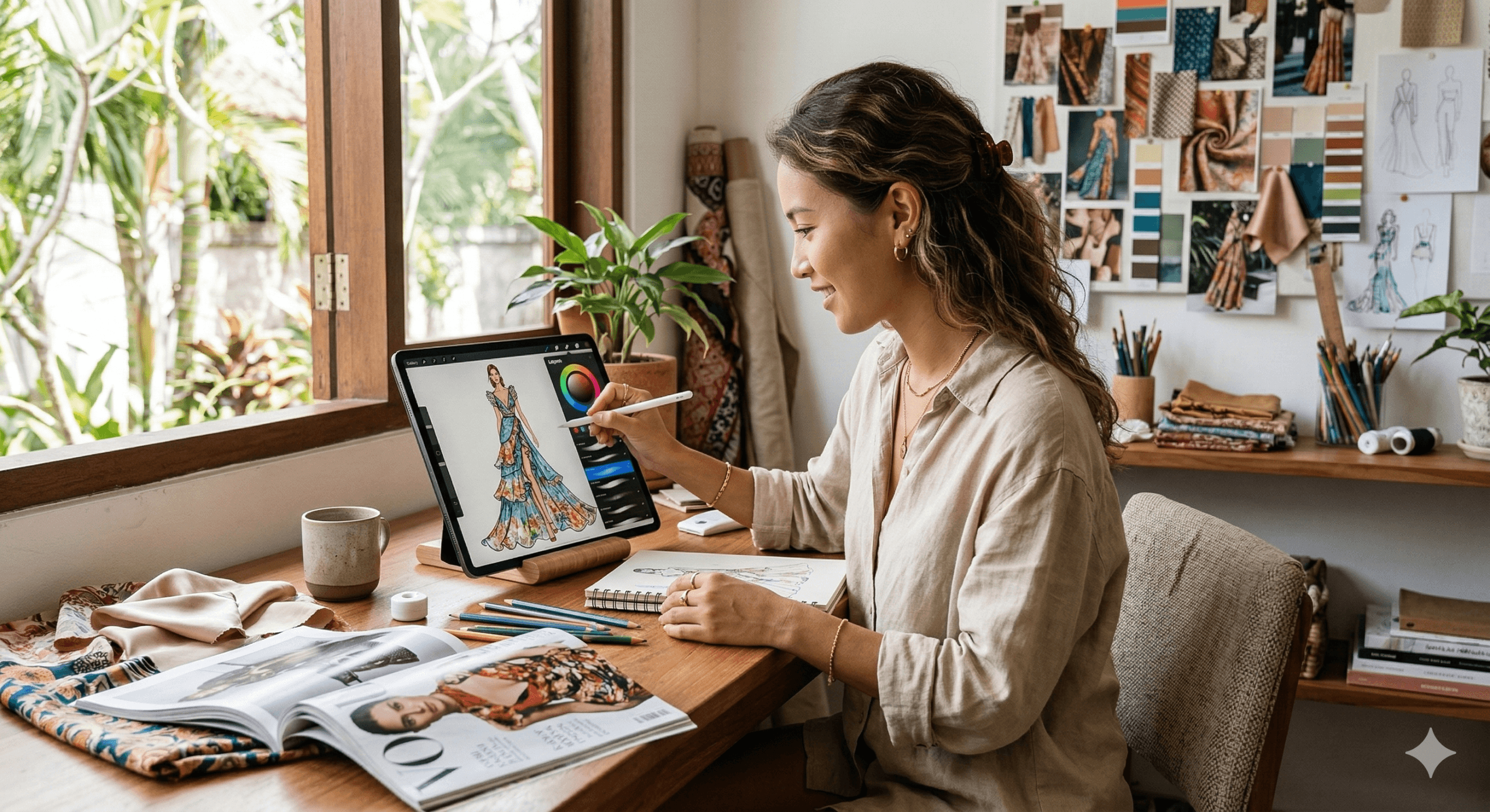 Desain Baju di Procreate Medina Studio Kursus