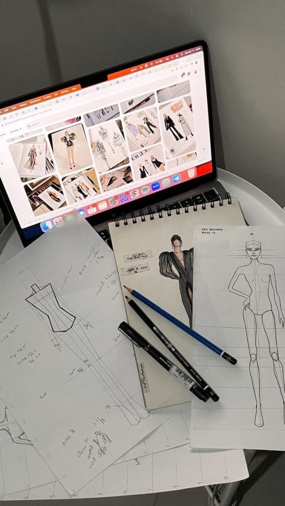 kursus procreate fashion illustration