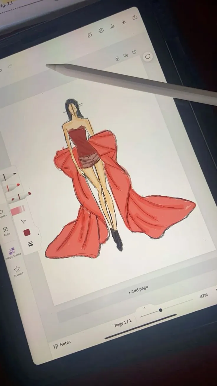 iPad dan Apple Pencil untuk ilustrasi digital