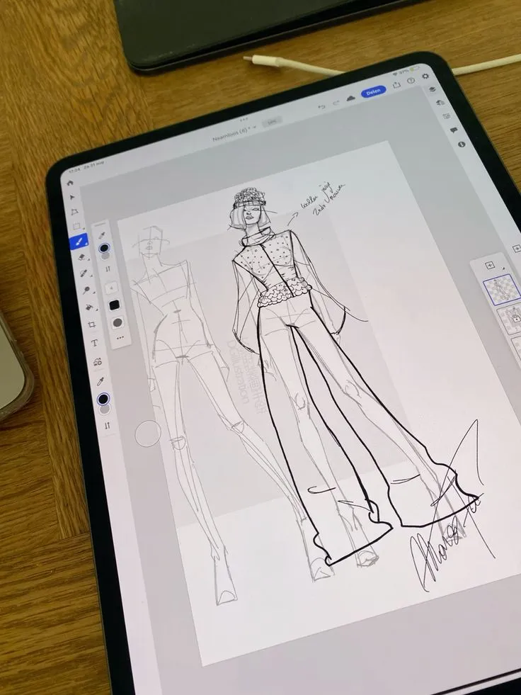 iPad dan Apple Pencil untuk ilustrasi digital